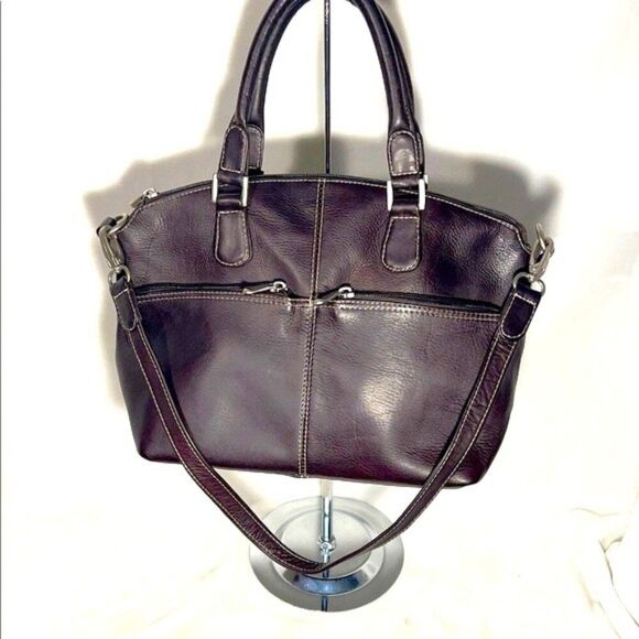Le Donne Classic Satchel Bag - Colombian Vaquetta Cowhide Leather Women’s Bag - Picture 1 of 14